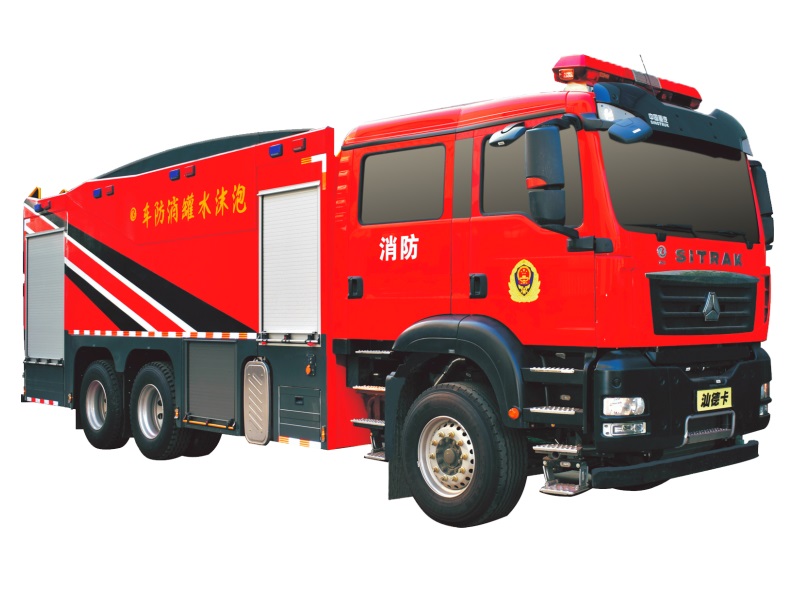 汕德卡16噸泡沫消防車 